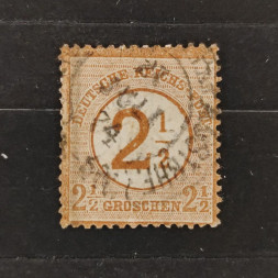 Známka Německo, Reich, Mi.29#, 2½/2½Gr. Známka Německo, Reich, Mi.29#, 2½/2½Gr.