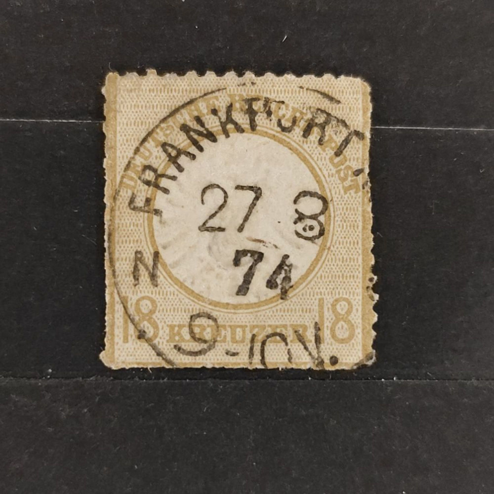 Známka Německo, Reich, Mi.28#, 18Kr. Známka Německo, Reich, Mi.28#, 18Kr.