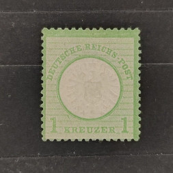 Známka Německo, Reich, Mi.23(*), 1Kr. Známka Německo, Reich, Mi.23(*), 1Kr.