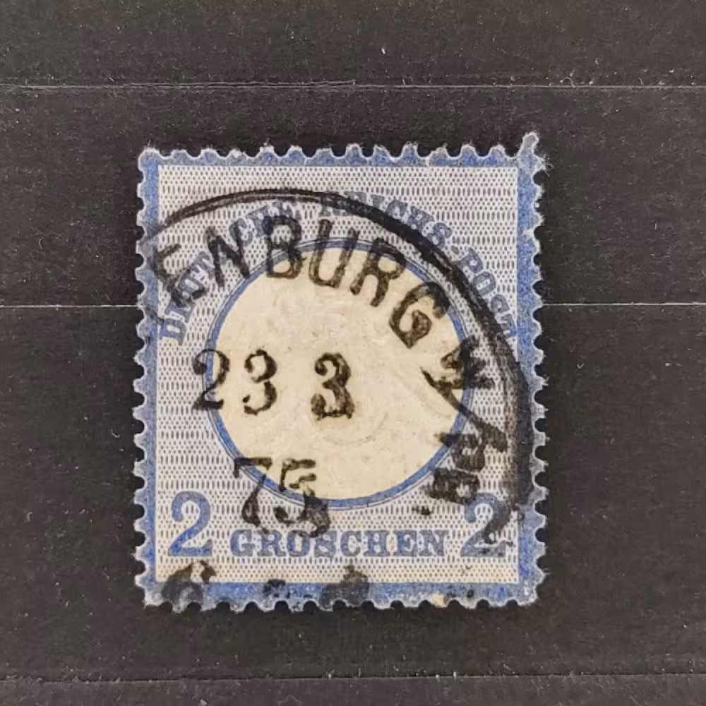 Stamp Germany, Reich, Mi.20, Used #, 2Gr.