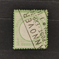 Známka Německo, Reich, Mi.2#, ⅓Gr.