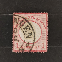Známka Německo, Reich, Mi.4#, 1Gr. Známka Německo, Reich, Mi.4#, 1Gr.