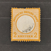 Známka Německo, Reich, Mi.15#, 2Kr. Známka Německo, Reich, Mi.15#, 2Kr.