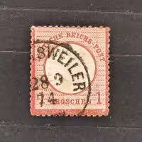 Známka Německo, Reich, Mi.19#, 1Gr.