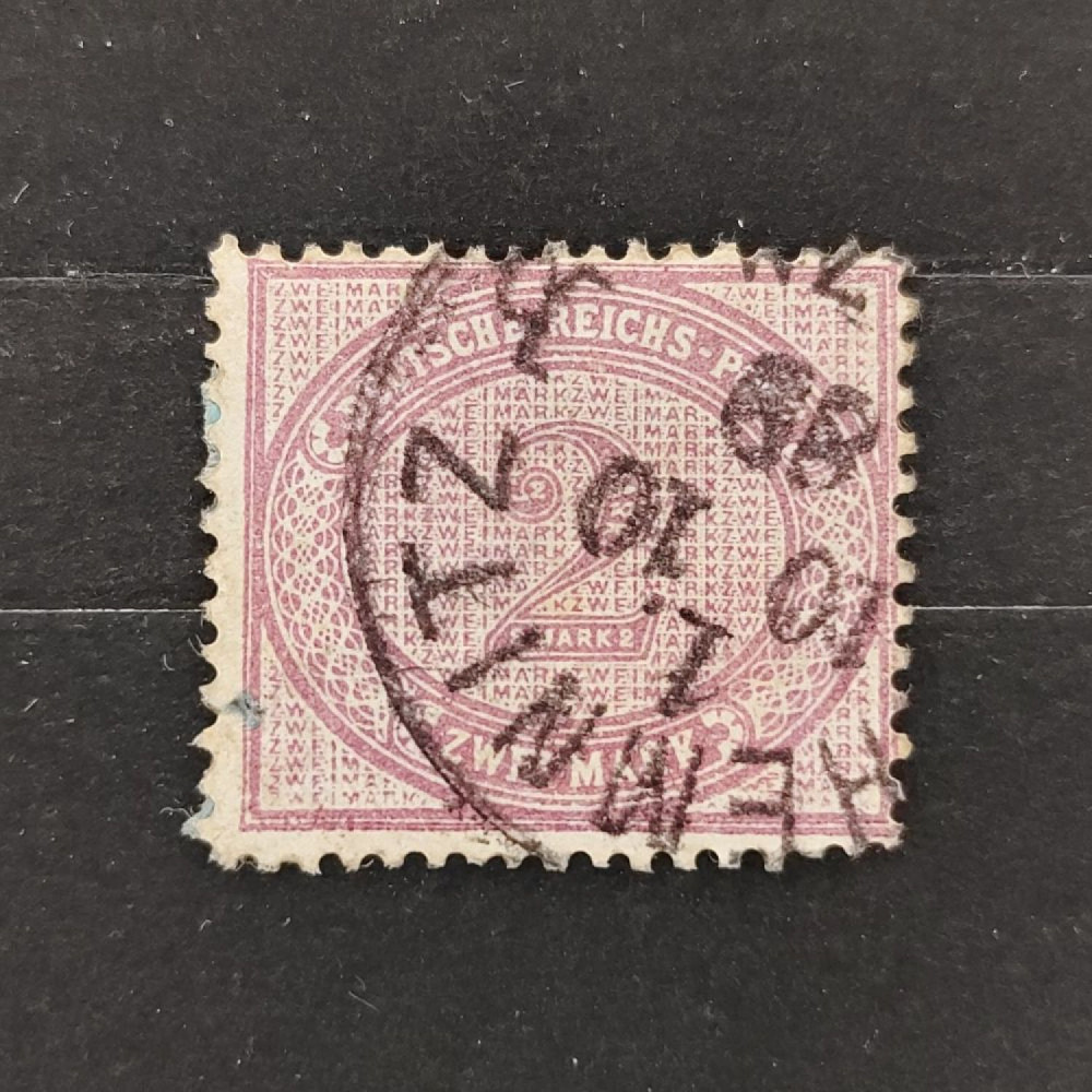 Známka Německo, Reich, Mi.37#, 2Mk. Známka Německo, Reich, Mi.37#, 2Mk.