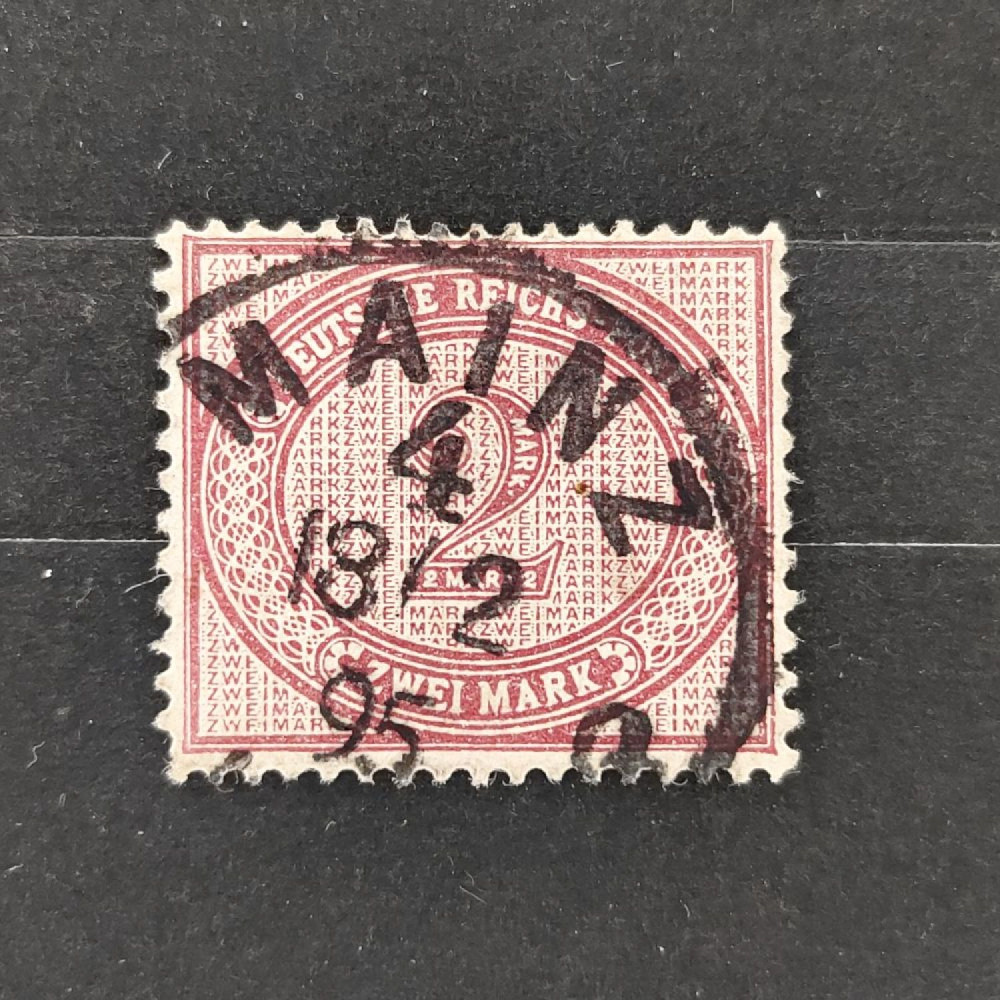 Známka Německo, Reich, Mi.37#, 2Mk. Známka Německo, Reich, Mi.37#, 2Mk.