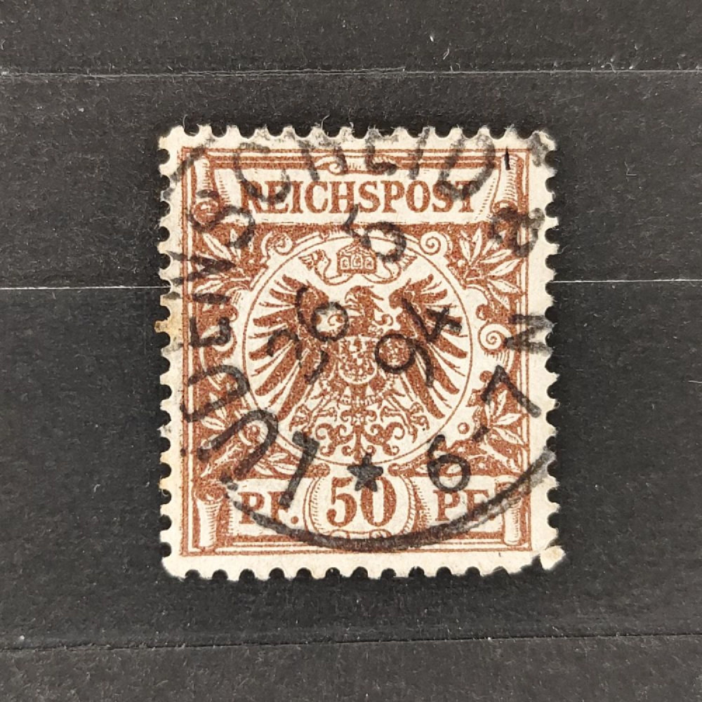 Známka Německo, Reich, Mi.50#, 50Pfg. Známka Německo, Reich, Mi.50#, 50Pfg.