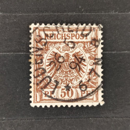 Známka Německo, Reich, Mi.50#, 50Pfg. Známka Německo, Reich, Mi.50#, 50Pfg.