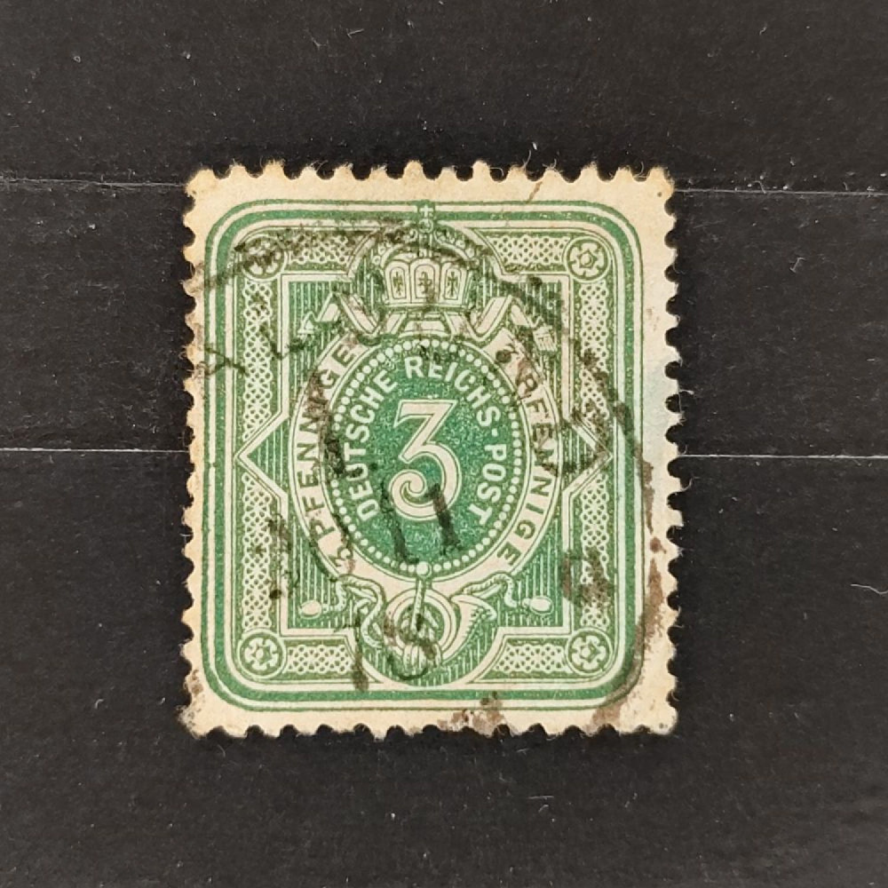 Známka Německo, Reich, Mi.31#, 3Pfge. Známka Německo, Reich, Mi.31#, 3Pfge.