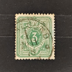 Známka Německo, Reich, Mi.31#, 3Pfge. Známka Německo, Reich, Mi.31#, 3Pfge.