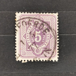 Známka Německo, Reich, Mi.32#, 5Pfge. Známka Německo, Reich, Mi.32#, 5Pfge.