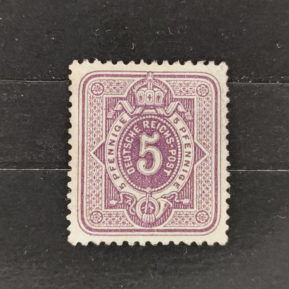 Známka Německo, Reich, Mi.32*, 5Pfge. Známka Německo, Reich, Mi.32*, 5Pfge.