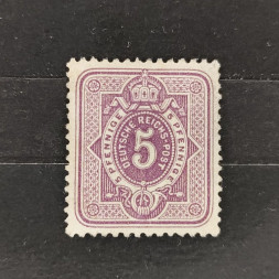 Známka Německo, Reich, Mi.32*, 5Pfge.