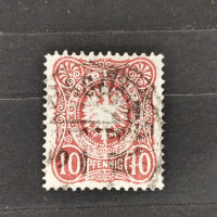 Známka Německo, Reich, Mi.41#, 10Pfg. Známka Německo, Reich, Mi.41#, 10Pfg.