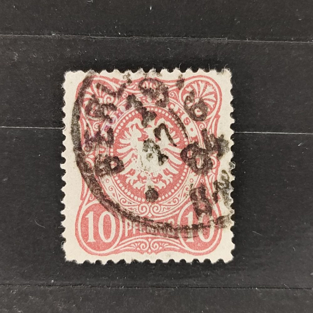 Známka Německo, Reich, Mi.41#, 10Pfg. Známka Německo, Reich, Mi.41#, 10Pfg.