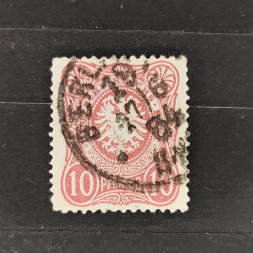 Známka Německo, Reich, Mi.41#, 10Pfg. Známka Německo, Reich, Mi.41#, 10Pfg.