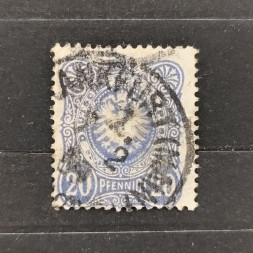 Známka Německo, Reich, Mi.42#, 20Pfg. Známka Německo, Reich, Mi.42#, 20Pfg.