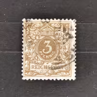 Známka Německo, Reich, Mi.45#, 3Pfg.