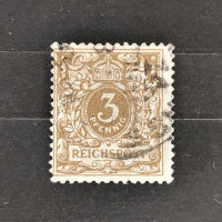 Známka Německo, Reich, Mi.45#, 3Pfg. Známka Německo, Reich, Mi.45#, 3Pfg.