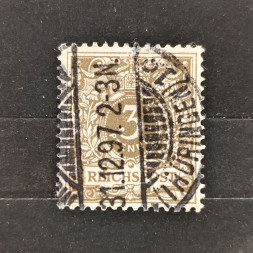 Známka Německo, Reich, Mi.45#, 3Pfg. Známka Německo, Reich, Mi.45#, 3Pfg.