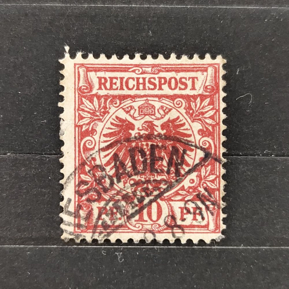 Známka Německo, Reich, Mi.47#, 10Pfg. Známka Německo, Reich, Mi.47#, 10Pfg.