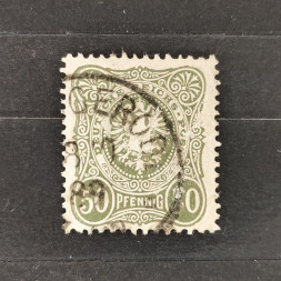 Známka Německo, Reich, Mi.44#, 50Pfg. Známka Německo, Reich, Mi.44#, 50Pfg.