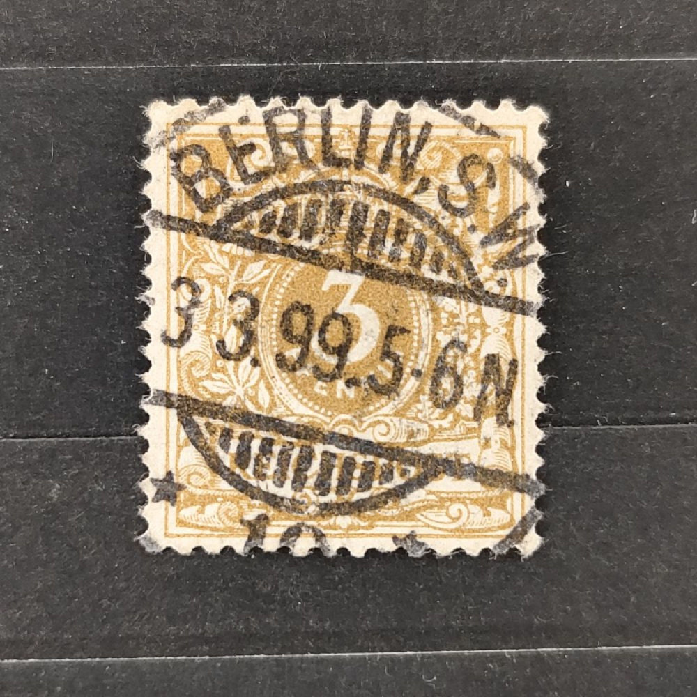 Známka Německo, Reich, Mi.45#, 3Pfg. Známka Německo, Reich, Mi.45#, 3Pfg.