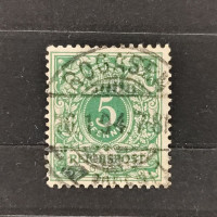 Známka Německo, Reich, Mi.46#, 5Pfg. Známka Německo, Reich, Mi.46#, 5Pfg.