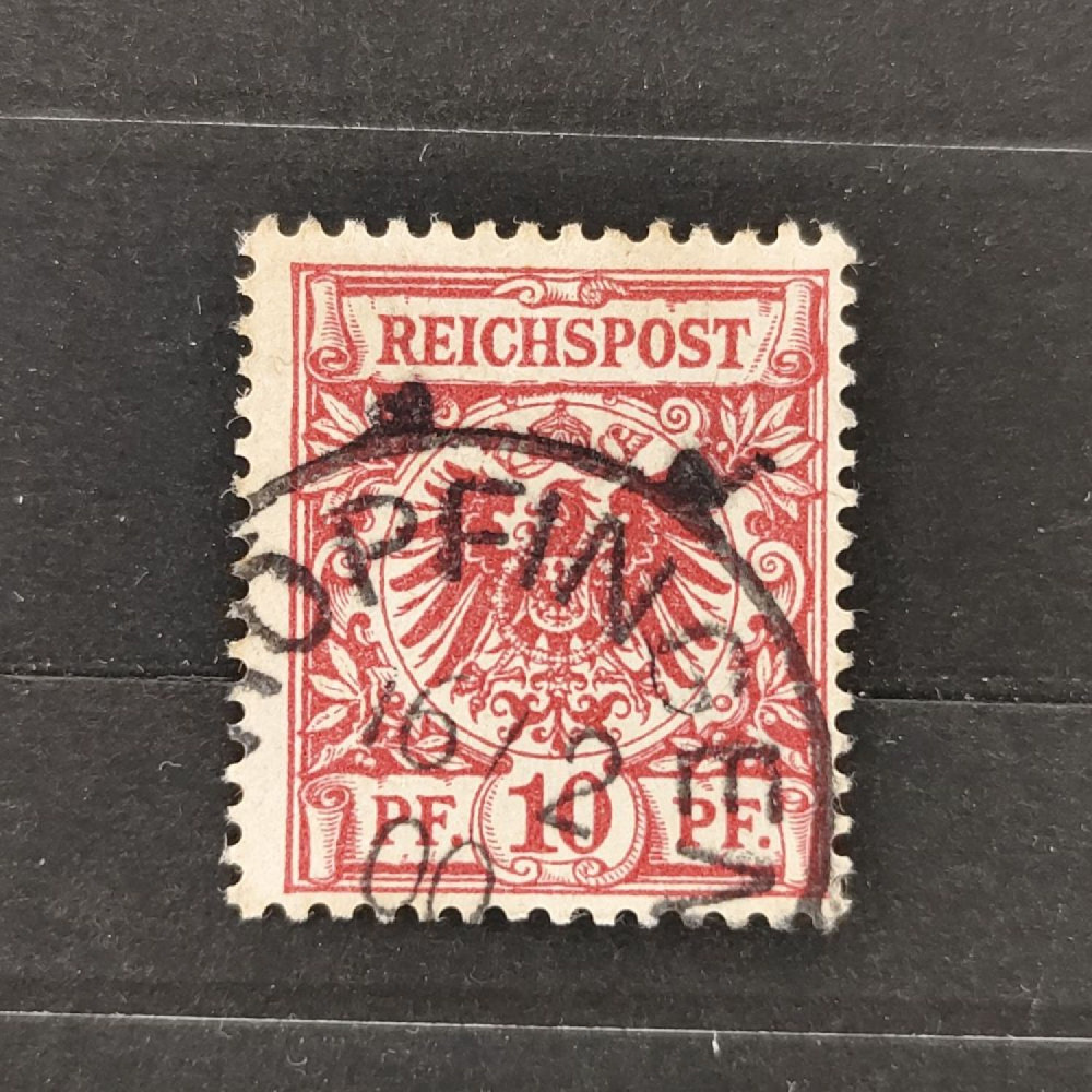 Známka Německo, Reich, Mi.47#, 10Pfg. Známka Německo, Reich, Mi.47#, 10Pfg.