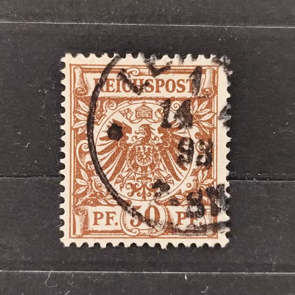 Sello Alemania del Reich, Mi.50, Usado #, 50Pfg.