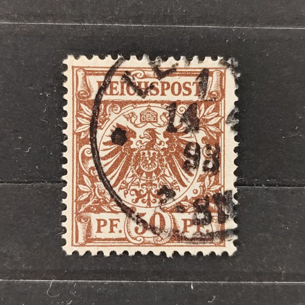 Známka Německo, Reich, Mi.50#, 50Pfg. Známka Německo, Reich, Mi.50#, 50Pfg.