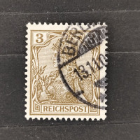 Známka Německo, Reich, Mi.54#, 3Pfg. Známka Německo, Reich, Mi.54#, 3Pfg.