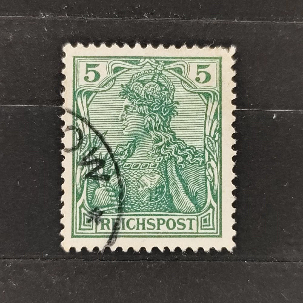 Známka Německo, Reich, Mi.55#, 5Pfg. Známka Německo, Reich, Mi.55#, 5Pfg.