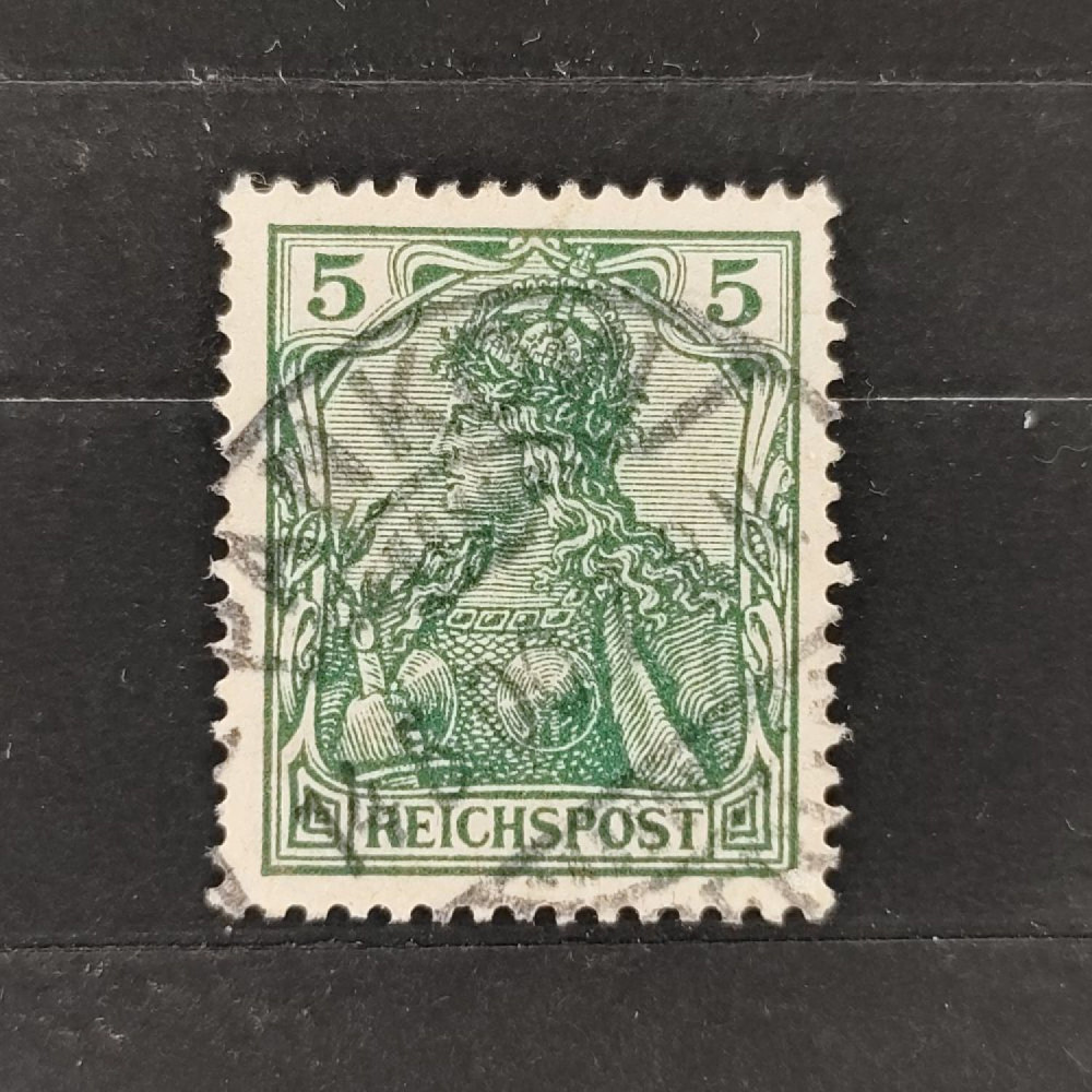 Známka Německo, Reich, Mi.55#, 5Pfg. Známka Německo, Reich, Mi.55#, 5Pfg.