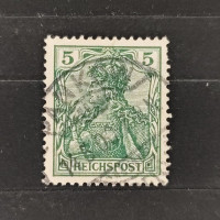 Známka Německo, Reich, Mi.55#, 5Pfg. Známka Německo, Reich, Mi.55#, 5Pfg.