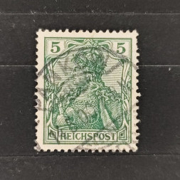 Známka Německo, Reich, Mi.55#, 5Pfg. Známka Německo, Reich, Mi.55#, 5Pfg.