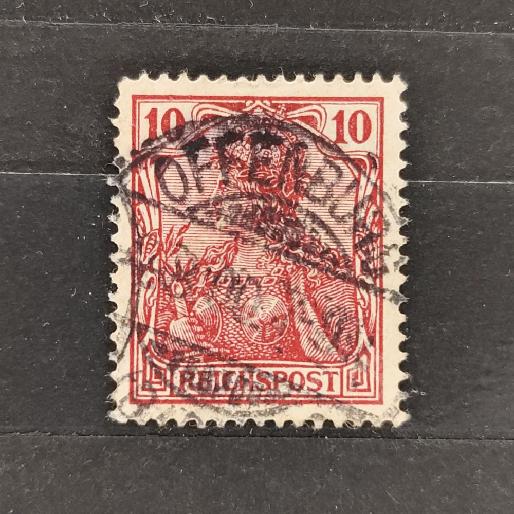 Známka Německo, Reich, Mi.56#, 10Pfg. Známka Německo, Reich, Mi.56#, 10Pfg.