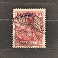 Známka Německo, Reich, Mi.56#, 10Pfg. Známka Německo, Reich, Mi.56#, 10Pfg.