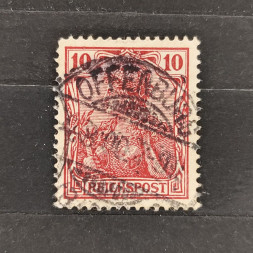 Známka Německo, Reich, Mi.56#, 10Pfg. Známka Německo, Reich, Mi.56#, 10Pfg.