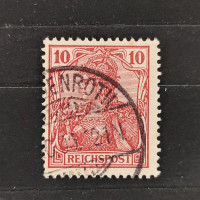 Známka Německo, Reich, Mi.56#, 10Pfg. Známka Německo, Reich, Mi.56#, 10Pfg.