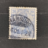 Známka Německo, Reich, Mi.57#, 20Pfg. Známka Německo, Reich, Mi.57#, 20Pfg.