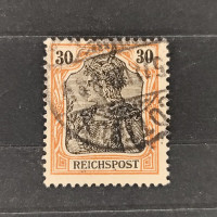 Známka Německo, Reich, Mi.59#, 30Pfg. Známka Německo, Reich, Mi.59#, 30Pfg.