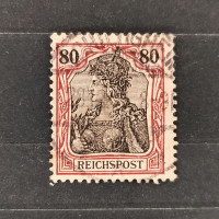 Známka Německo, Reich, Mi.62#, 80Pfg. Známka Německo, Reich, Mi.62#, 80Pfg.