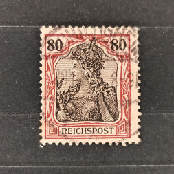 Známka Německo, Reich, Mi.62#, 80Pfg. Známka Německo, Reich, Mi.62#, 80Pfg.