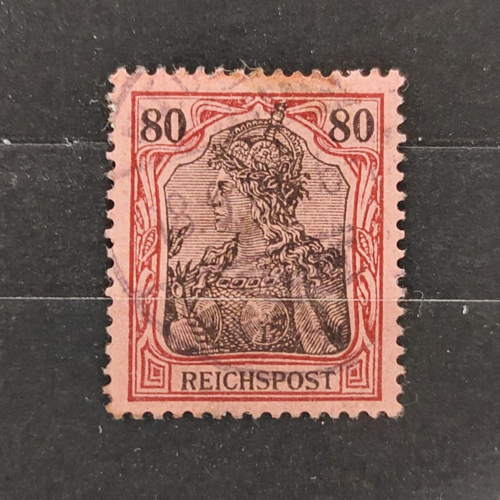 Známka Německo, Reich, Mi.62#, 80Pfg. Známka Německo, Reich, Mi.62#, 80Pfg.