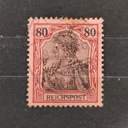 Známka Německo, Reich, Mi.62#, 80Pfg. Známka Německo, Reich, Mi.62#, 80Pfg.