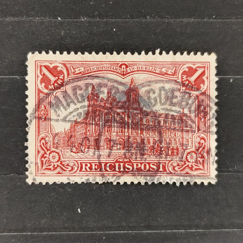 Známka Německo, Reich, Mi.63#, 1Mk. Známka Německo, Reich, Mi.63#, 1Mk.