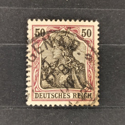 Známka Německo, Reich, Mi.76#, 50Pfg. Známka Německo, Reich, Mi.76#, 50Pfg.