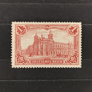 Známka Německo, Reich, Mi.78A*, 1Mk.