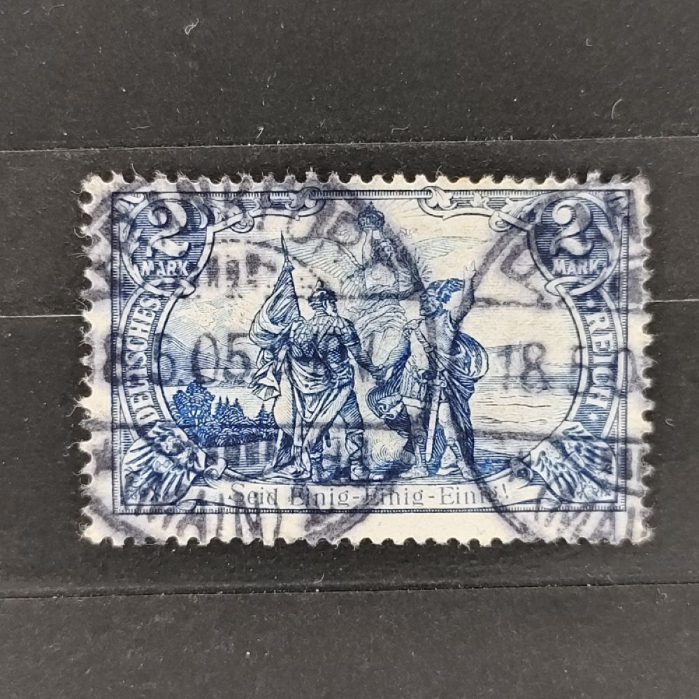 Známka Německo, Reich, Mi.82A*, 2Mk. Známka Německo, Reich, Mi.82A*, 2Mk.